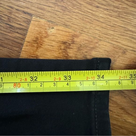 J Crew Women’s 8" Stretchy Toothpick Skinny Low Rise Jean in True Black Size 24 - Picture 7 of 7